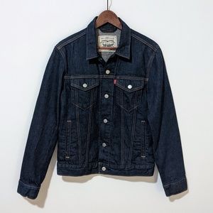 Levi’s Hemp Dark Denim Trucker Jacket - Small